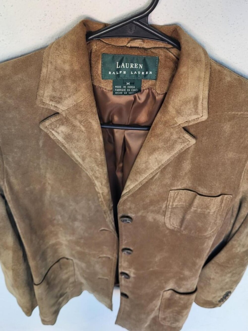 Vintage Excellent Condition Ralph Lauren Suede Jacket